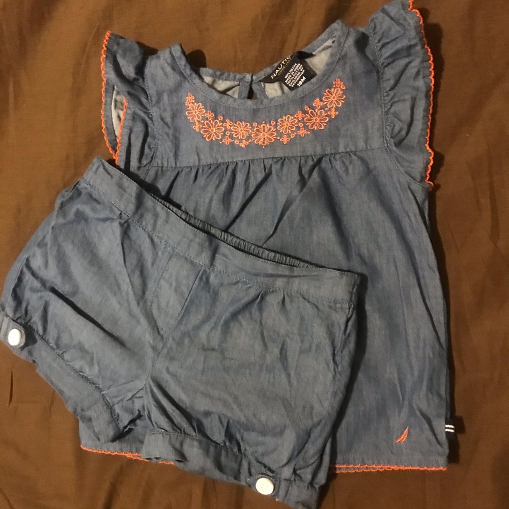 Nautica top & shorts set